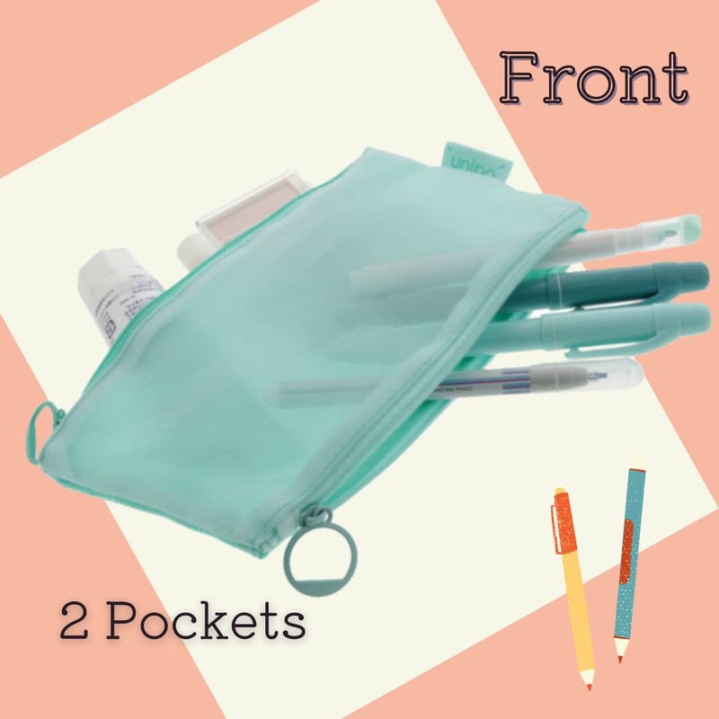 Sunstar Stationery S1425099 Unipo Pen Case & Pouch, Mint Green