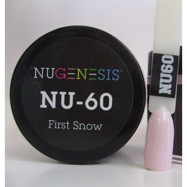 NuGenesis Nail Dipping Powder Color 1.5oz/43gram Jar - (NU60 - First Snow)