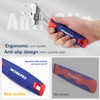 WORKPRO 2-in-1 Adjustable Wrench and Pipe Wrench, 42mm Wide Jaw,