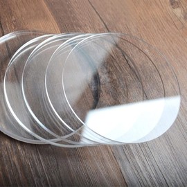 1/12" Thickness Clear Acrylic Discs, PMMA Blank Clear Acrylic Round Circle, Plexiglass Laser Cut Round Circle 25PCS (Dia 2.0")