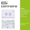 ESi ESRTP4RFW - Wireless Programmable Room Thermostat & Receiver (White)