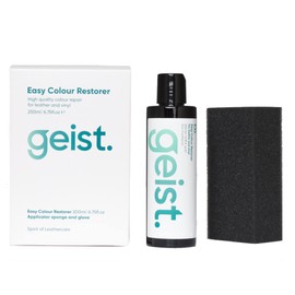 Geist. Easy DIY Colour Restorer for Leather & Vinyl | Refresh, Repair & re-dye Scuffs, Colour Damage and Small Cracks | 200ml Navy Blue