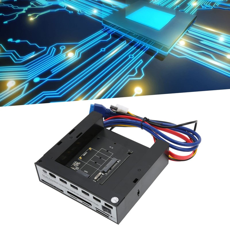 PUSOKEI Internal Card Reader, Media Multi-Function Dashboard, PC Front Panel,