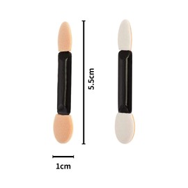 30pcs Sponge Eyeshadow Applicator,Disposable Eyeshadow Brush Eyeshadow Sponge Brush Eye Makeup Applicator,Dual Sided Oval Sponge Applicator for Eyeliner Eye Makeup Arts Crafts Diy Nail Art Beauty Tool
