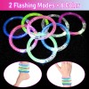 JEFHOMKIT 30 Pack Glow Sticks Bracelets,6 Color LED Bracelets,Ligh