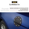 LitMiRaCle Fuel Tank Cap Cover for Ford Mustang GT, Gas