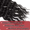 YXCHERISHAIR Boho Hair For Braids Curly Braiding Hair,2Bundles,18inch,1B