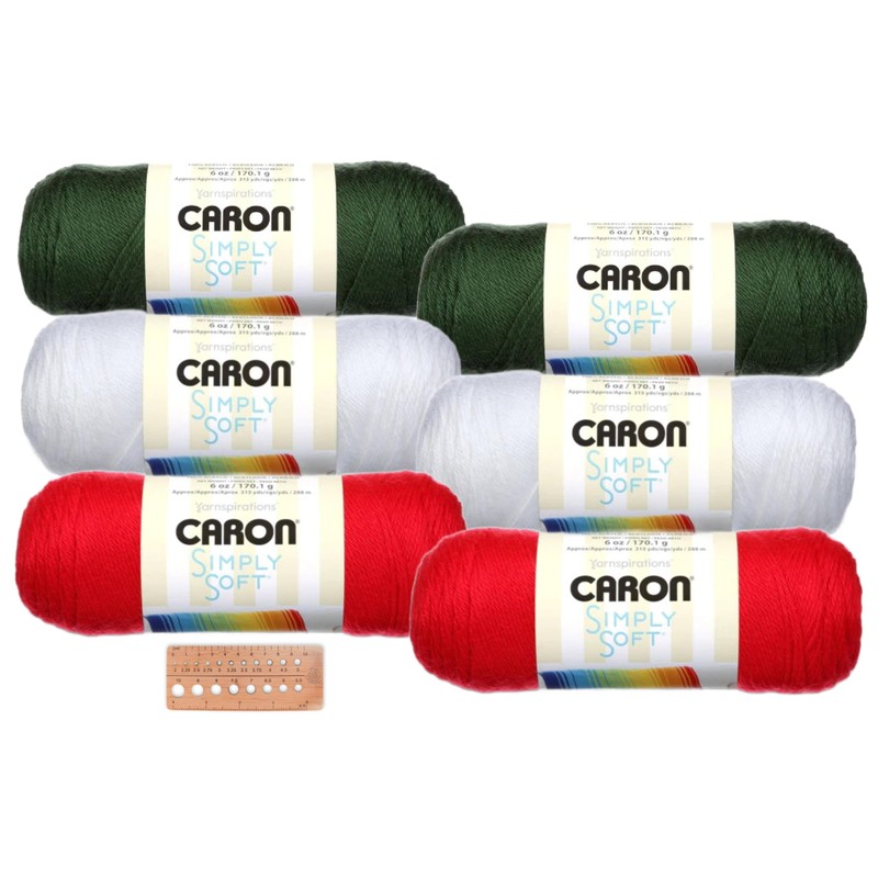 Caron Simply Soft Yarn Assortment (Holiday)
