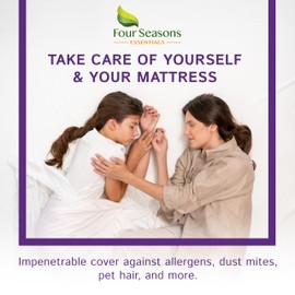 Cot Size Waterproof Mattress Protector (30" Wx75 L) - Fitted Sheet Style - Hypoallergenic Premium Quality Cover Protects Against Dust, Allergies