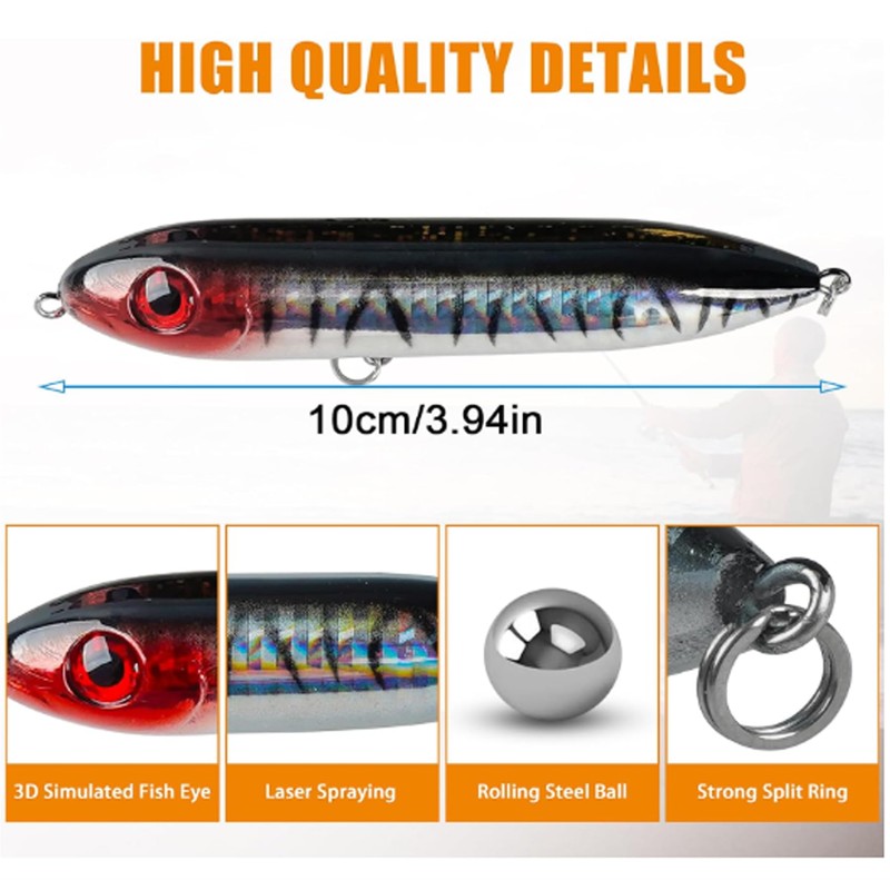 JSHANMEI Catfish Float Rig Rattling Line Float Rig Lure Demon