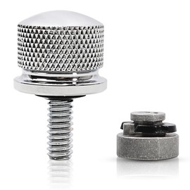 FOVPLUE Quick-Release Fender Seat Hardware Kit,1/4″-20 Thread Seat Bolt/Screw and Nut Kit for Harley Softail, FLT Touring Road glide Road King Street Glide Electra Glide, Sportster XL 883 1200, Dyna