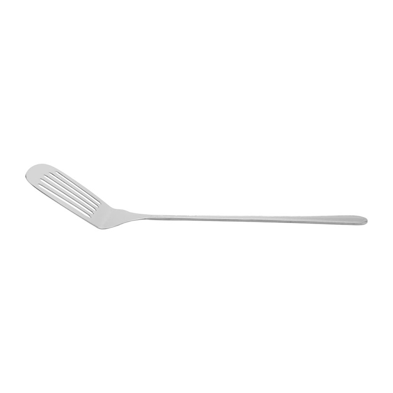 G.E.T. BSRIM-15 13" Stainless Steel Slotted Spatula / Turner Stainless