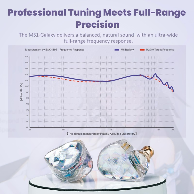 Hidizs MS1 Galaxy IEM Gaming Earphones - Dual Magnetic Engine
