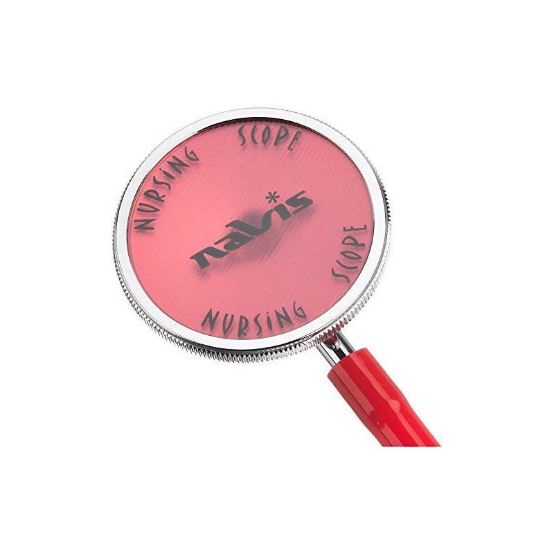 Navis Stethoscope Nursing Scope External Spring Type Single Red /