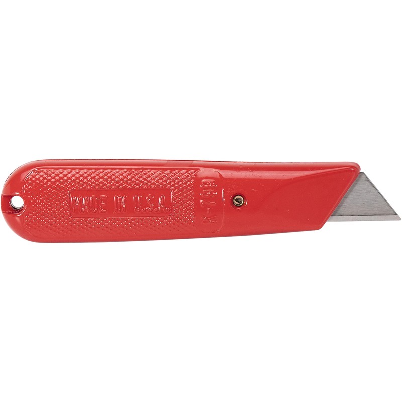 WAL-BOARD TOOLS Fixed Blade Utility Knife, Die - Cast Zinc