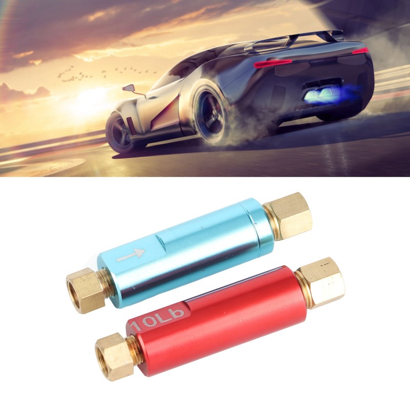 2pcs Residual Valve Metal Residual Brake Pressure Check Valve Universal