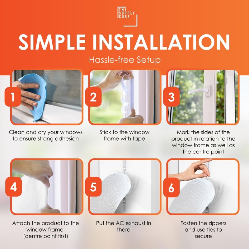 Supply Cube 4M AC Window Seal Kit | Universal Window