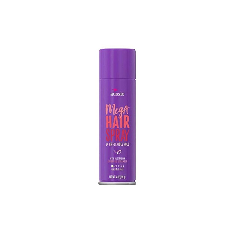 Aussie Hairspray Mega 14 Ounce 24 Hour Flexible Hold