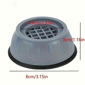 Washing Machine Anti Vibration Pad, Durable Anti Vibration Washer Pad, Noise Reduction Floor Protector for Washing Machine & Dryer