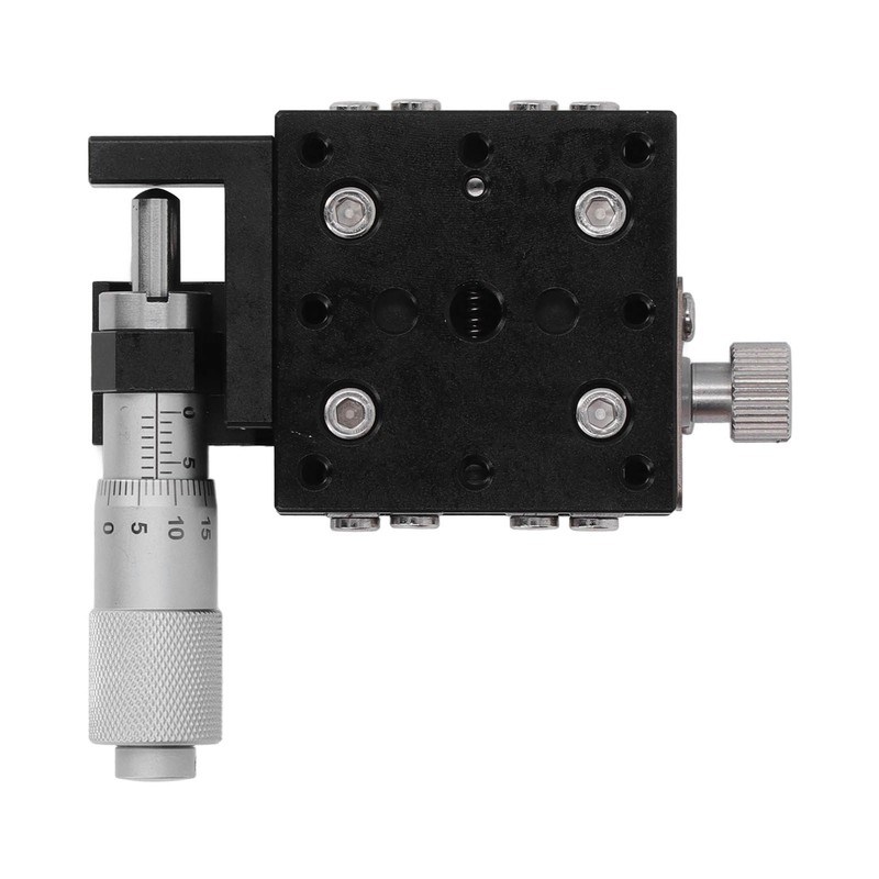 Linear Stage X Axes 40x40mm Micrometer Manual Displacement Platform Sliding