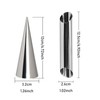 16pcs Mold Tools Cream Horn Mold Cylindrical Corne Mold Baking