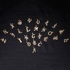 Kalapure Initial Charms Gold Initial Pendant Gold Letter Charms 14k