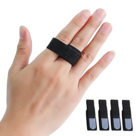 PrettSole Finger Buddy Straps, 10 pcs Buddy Wraps Tape，Adjustable Loops Brace for Pinky Ring Middle Index Finger to Support Mallet, Injury, Broken, Sprain, Jammed