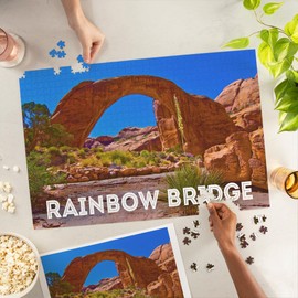 Lantern Press 1000 Piece Jigsaw Puzzle, Rainbow Bridge National Monument, New Mexico