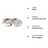 (4 pcs) 70mm Stainless Steel Kitchen Sink Strainer Plug Sink