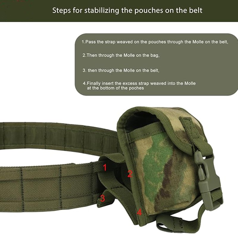 PIKEON Tactical Belt Battle Law Enforcement Molle Airsoft Duty Belt