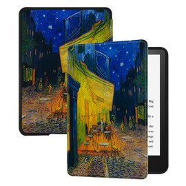 Huasiru Case for All-New Kindle Paperwhite with 6.8" Display (11th Gen-2021 Release Only - Will Not fit Prior Generation Kindle Devices) with Auto Wake/Sleep, Café