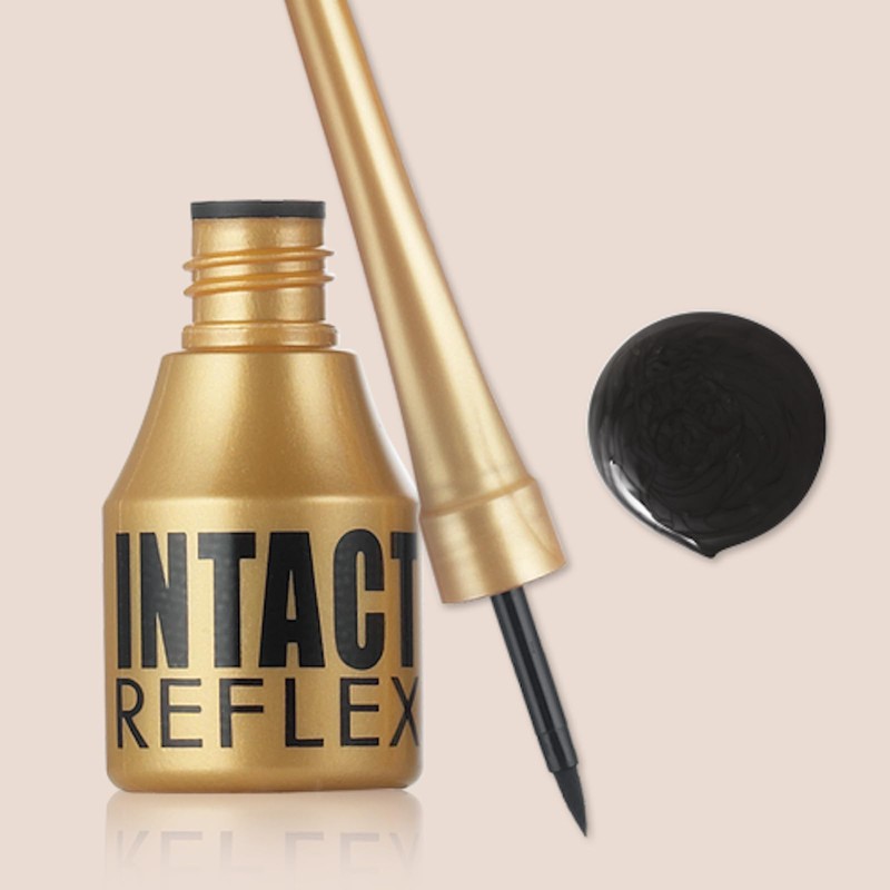 Zermat, Black Eyeliner Liquid, Eleganzza Reflex, 0.10 Fl. Oz.