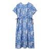 Sun Planning 7007 Patterned Loose Wide Dress