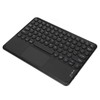 10in Wireless Bluetooth Touchpad Keyboard Retro Round Keycap Ergonomic Magnetic