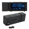 Alarm Clock Sound Light Multifunctional Digital for Household Color Night
