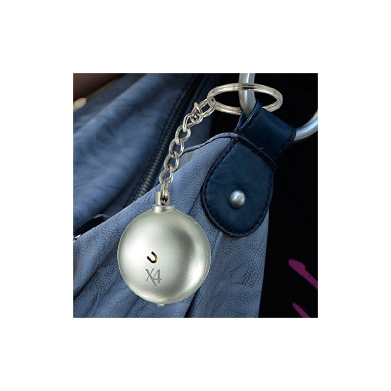 X4-LIFE Security Mini Handbag Alarm Silver