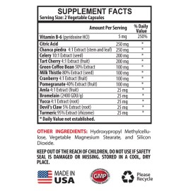 SPORT SUPPLEMENTS Active care capsules - URIC ACID EXTRACT - Balanced daily support 1 Bottle