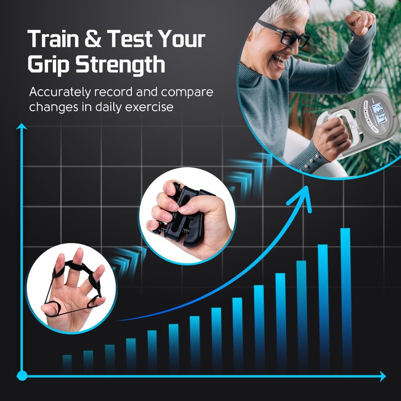 Grip Strength Tester Trainer - Grip Strength Trainer Hand Grip