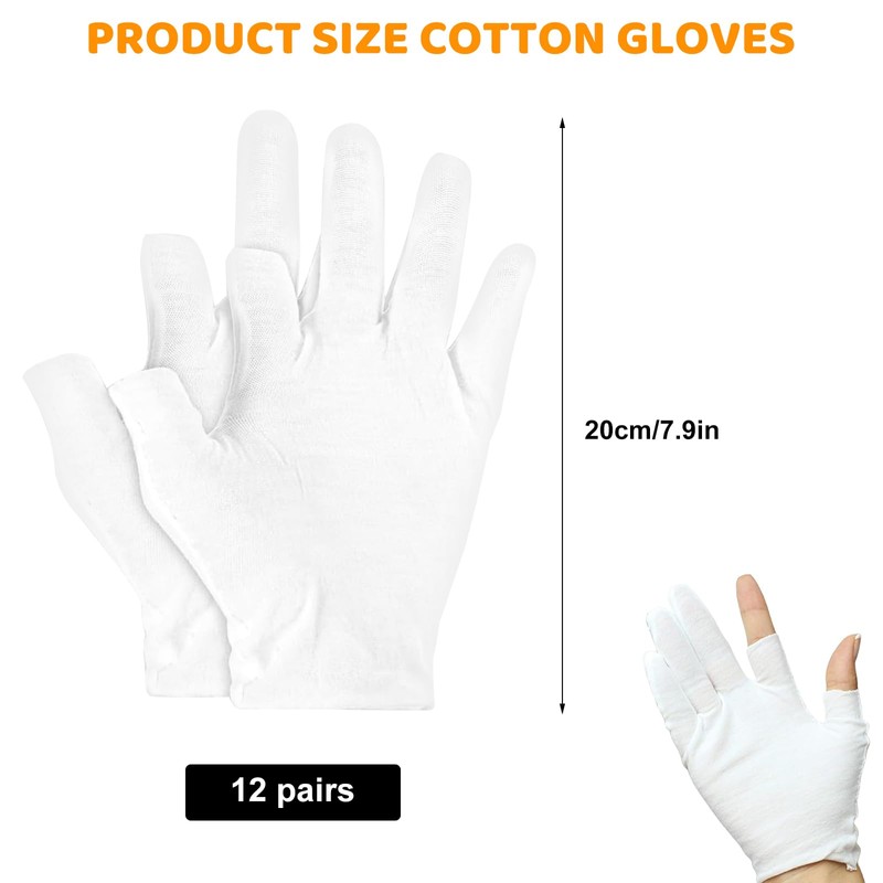 moisturising Gloves Cotton Gloves for Eczema Dry Hands