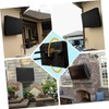 LALAFINA Outdoor Tv Cover Protector with Bottom Cover Flexible Screen