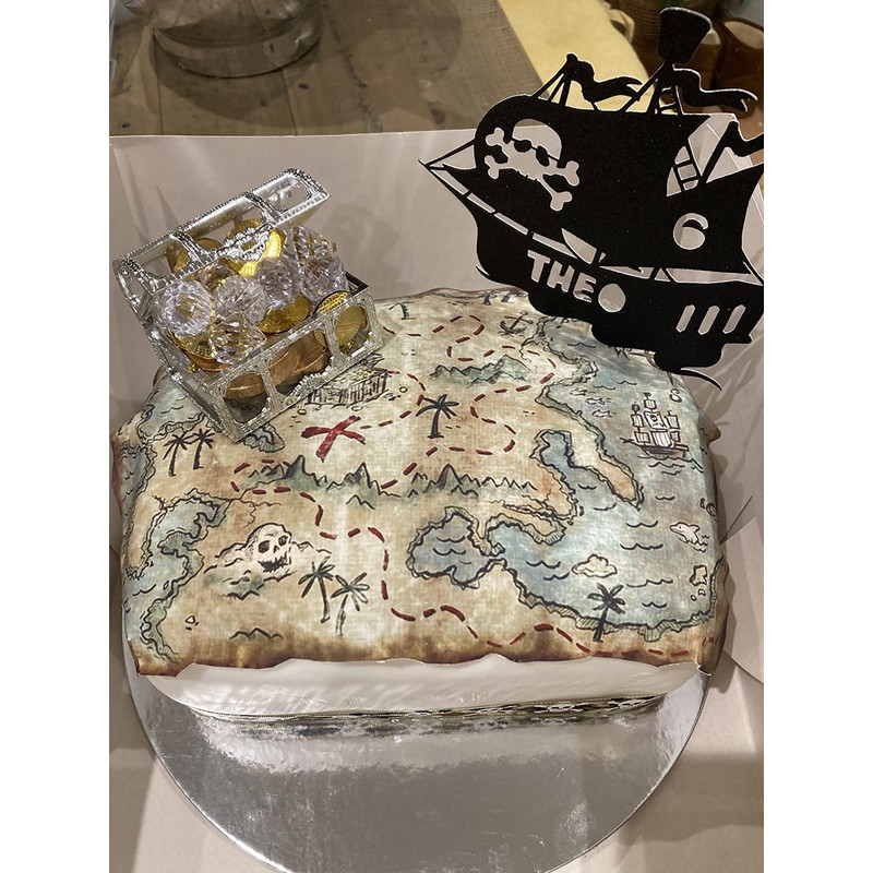 NEW Pirate Party Pin The Flag Treasure Map Children Kids