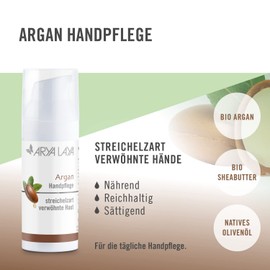 ARYA LAYA Argan Hand Care in Double Pack, Nourishing & Protective Care for Your Hands with an Extra Dose of Moisture, Rich Formula for Soft Pampered Skin, 2 x 50 ml