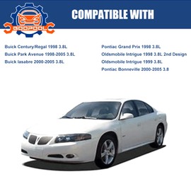 Fuel Pressure Regulator Vacuum Vapor Canister Purge Harness Hose Compatible with Buick Century/Pontiac Grand Prix 1998-2005 3.8L Replaces # 24506640