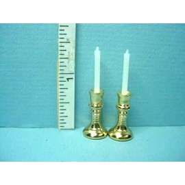 Rfoyal Miniatures Miniature Candlesticks (pr) #B3081 Royal Miniatures 1/12 Sc