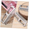 Outanaya Outdoor Comb Tool Titanium Alloy Anti-static Comb Keychain Ring