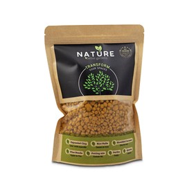 Nature, Leca Clay Pebbles for Plants - Sustainable Expanded Clay Balls for Healthy Roots, Handmade in Colombia, Ideal for Hydroponics, Indoor Gardens, and Moisture Retention, 32 Oz (Yellow)