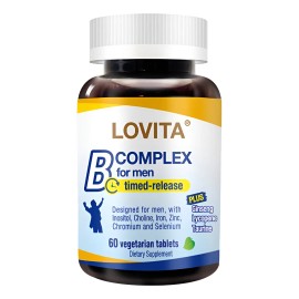 Lovita Complejo B Para Hombres 10 Vitaminas 60 Tabletas