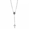 925 Solid Pure Sterling Silver Rosary Cross Virgin Mary Prayer