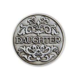 Daughter Love Expression Coin, Pocket Keepsake Gifts of Appreciation for Girls from Mom & Dad, Birthday & Special Occasion Distance Gifts, Tokens of Appreciation for Family