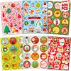 LINAYE 36 Sheets Christmas Stickers, 600 PCS Christmas Stickers Bulk